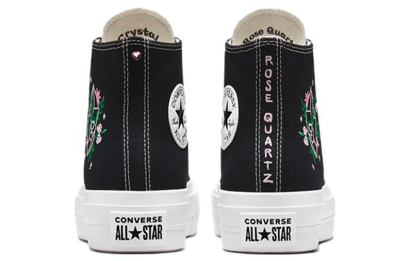 Converse (WMNS) 가로 척 테일러 모든 별 리프트 '블랙 화이트' A03739C outlook