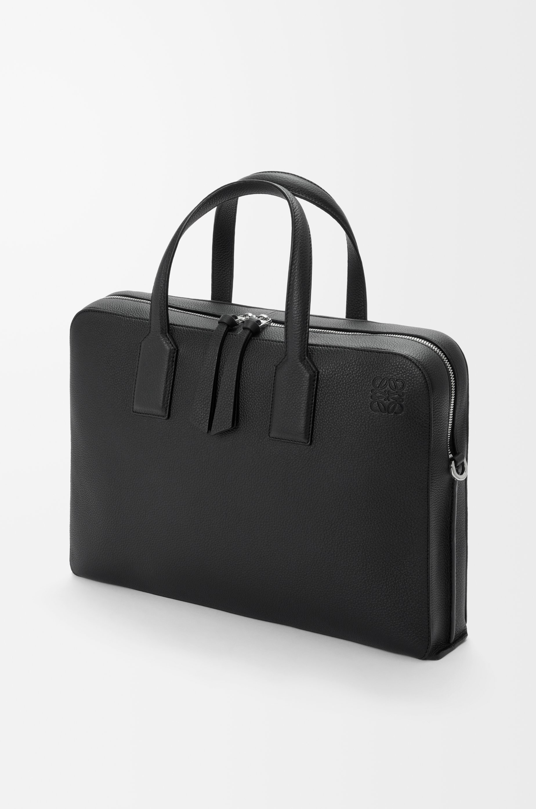 Goya thin briefcase in soft grained calfskin - 4