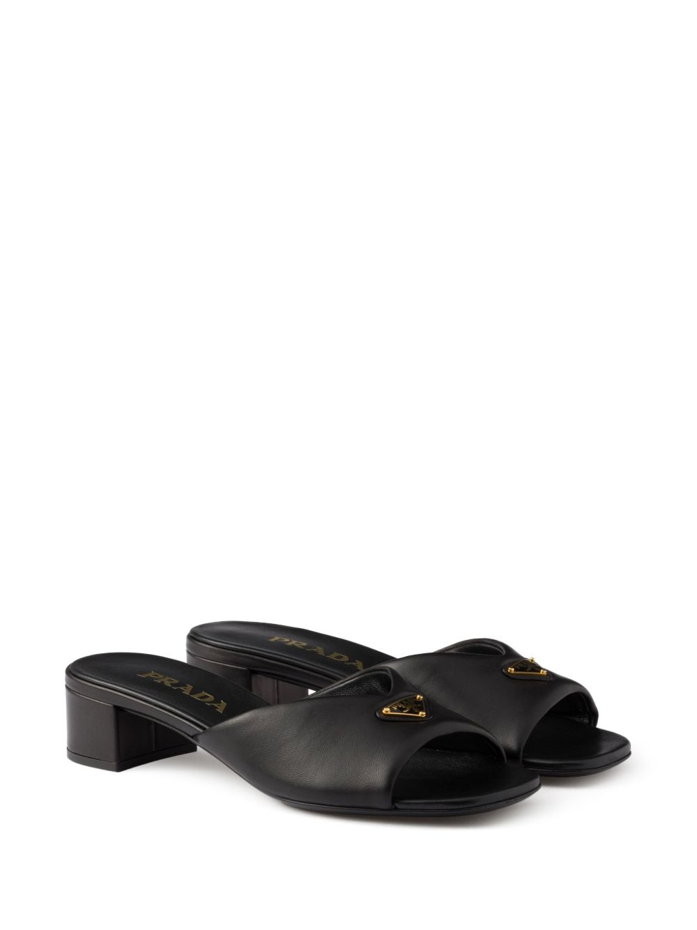 35mm padded leather sandals - 2