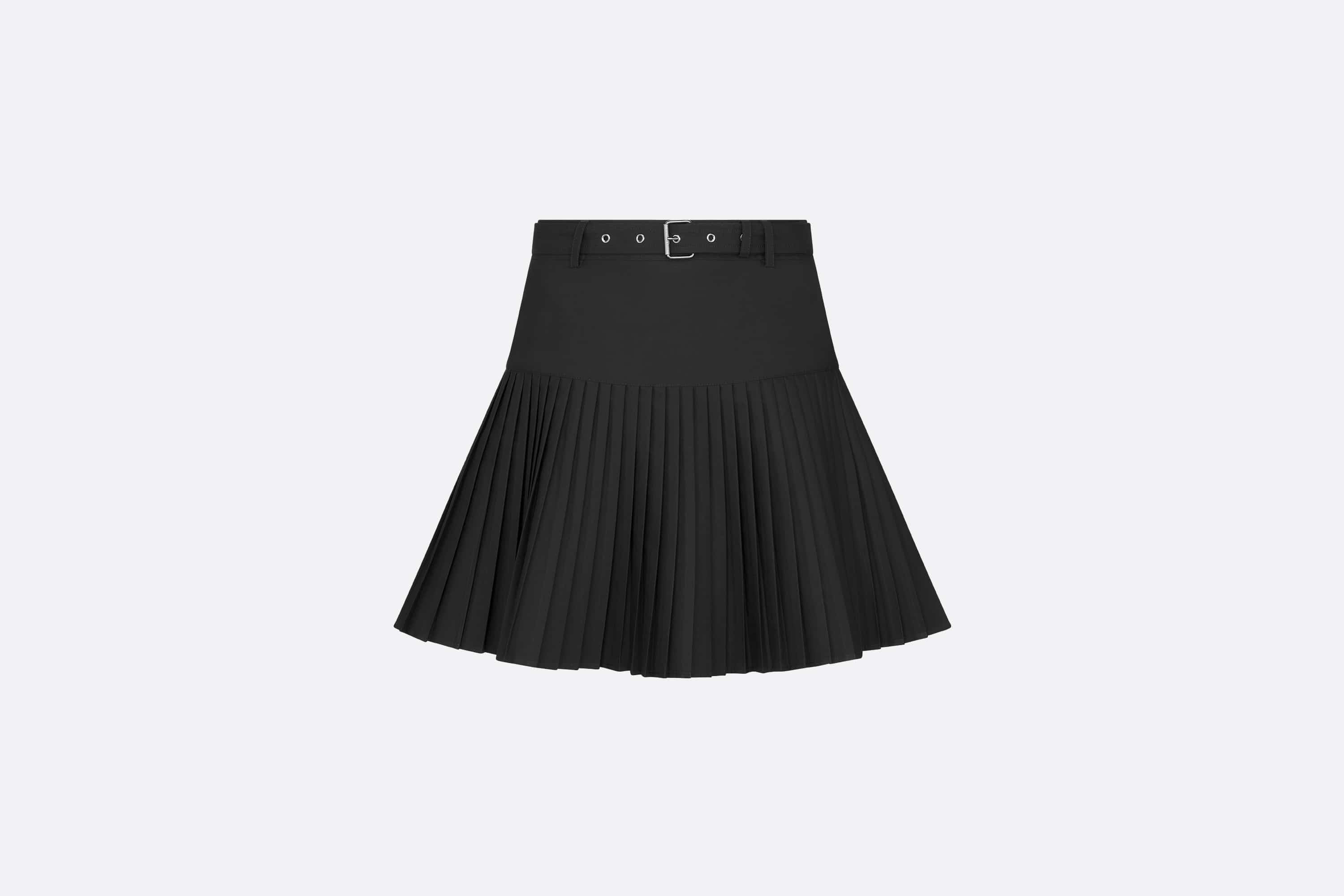 Pleated Miniskirt - 1