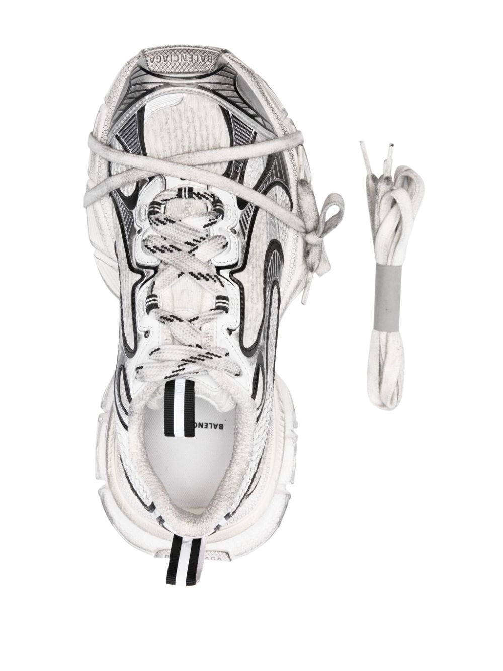 3XL mesh-panel sneakers - 4