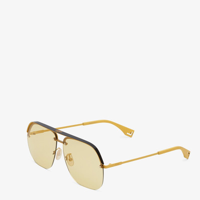 FENDI Yellow sunglasses outlook