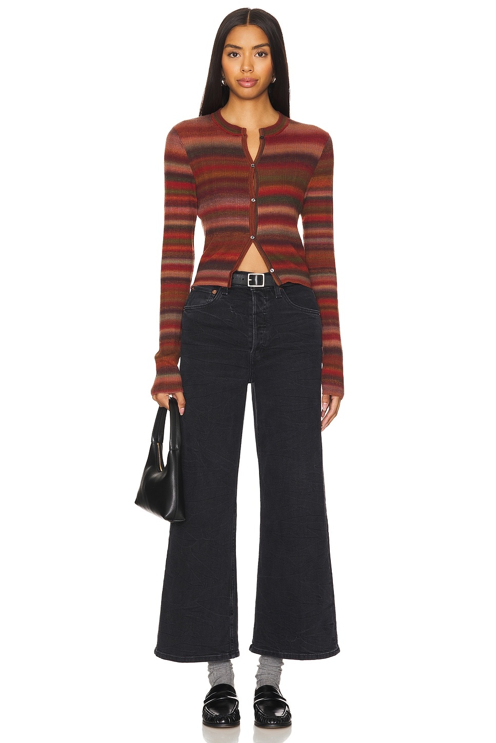 High Rise Wide Leg Crop - 5