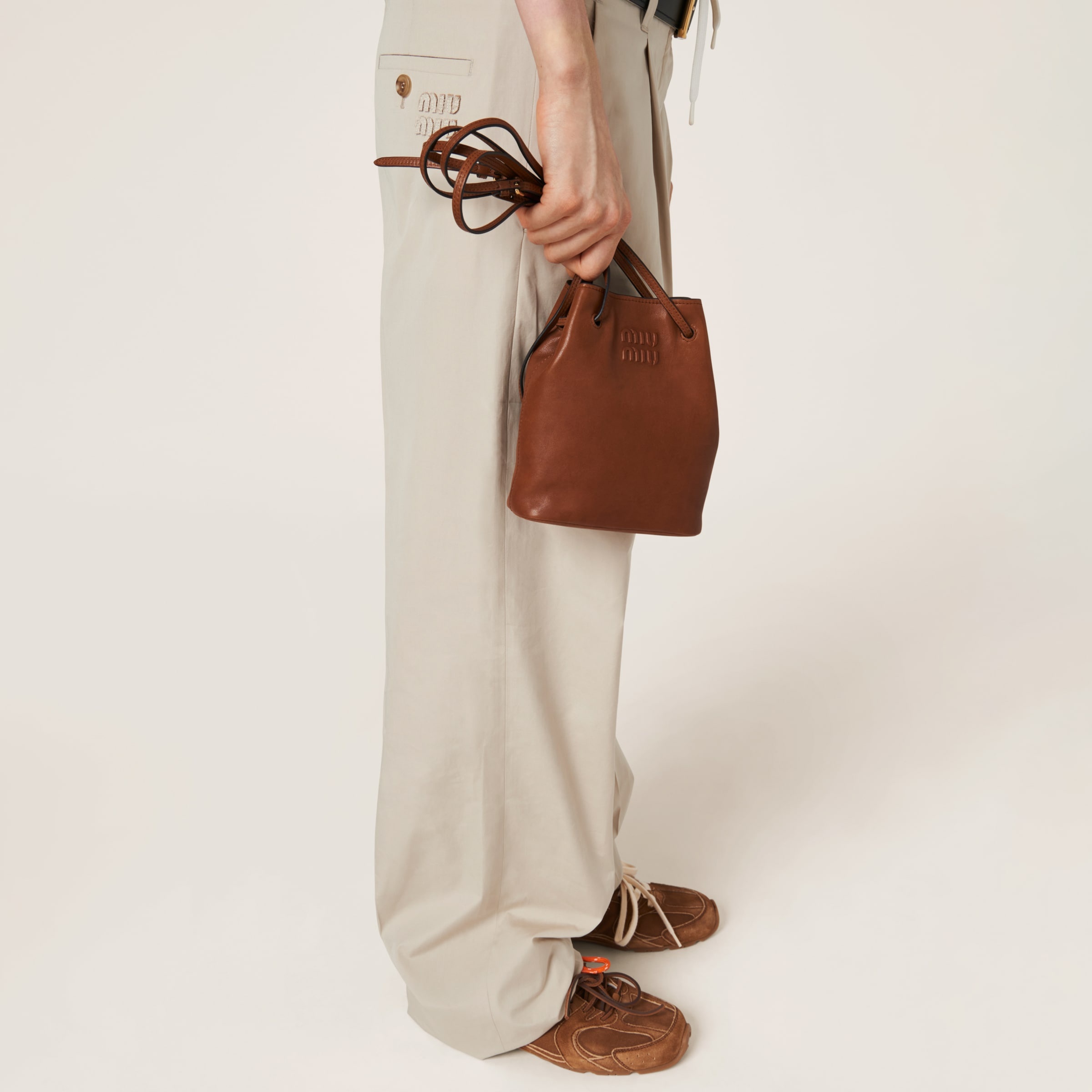 Nappa leather mini-bag - 5