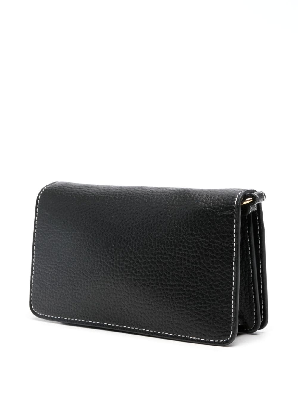 logo-perforated crossbody bag - 3