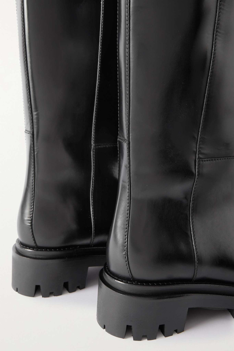 Cener leather knee boots 4
