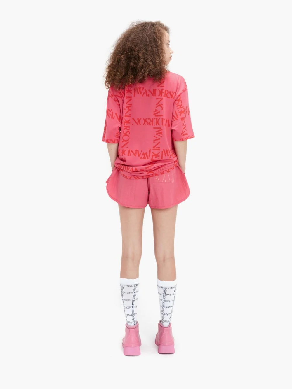 OVERSIZE LOGO GRID T-SHIRT - 4