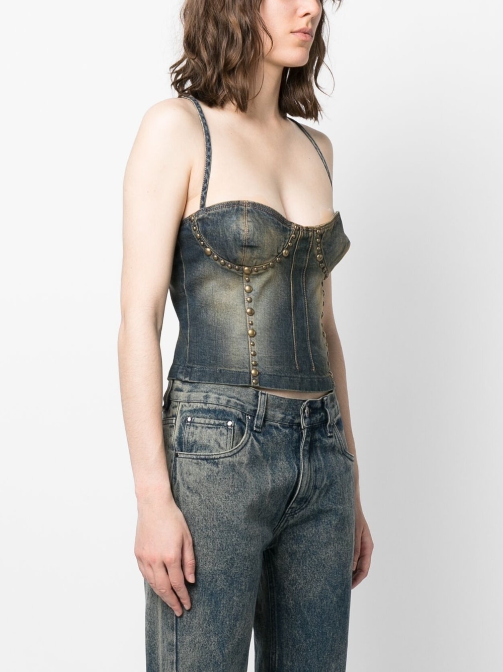 Jean denim tank top - 3