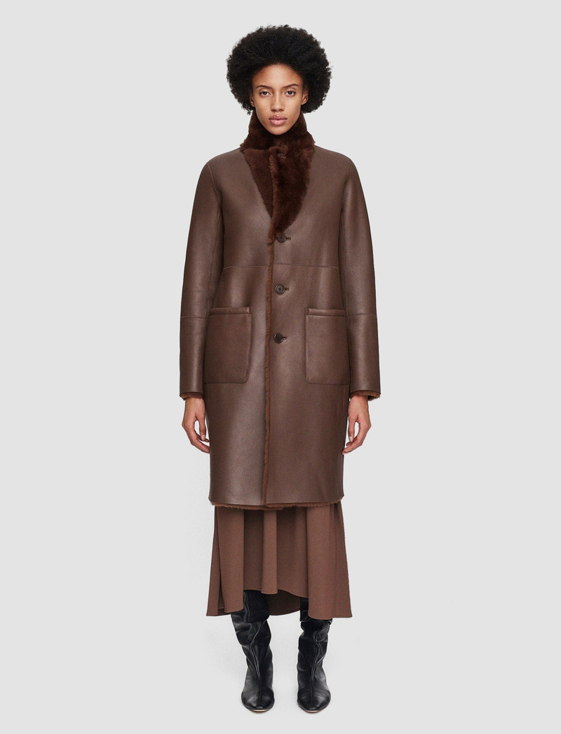 Reversible Shearling Britanny Coat 5