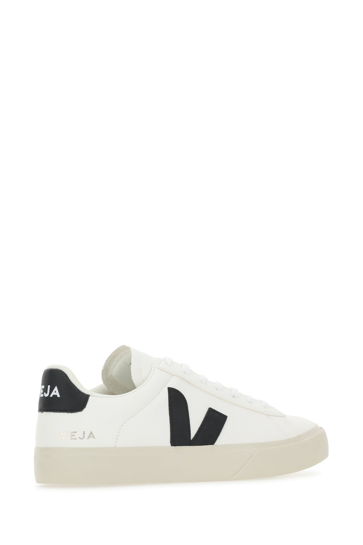 White chromefree leather Campo sneakers - 3