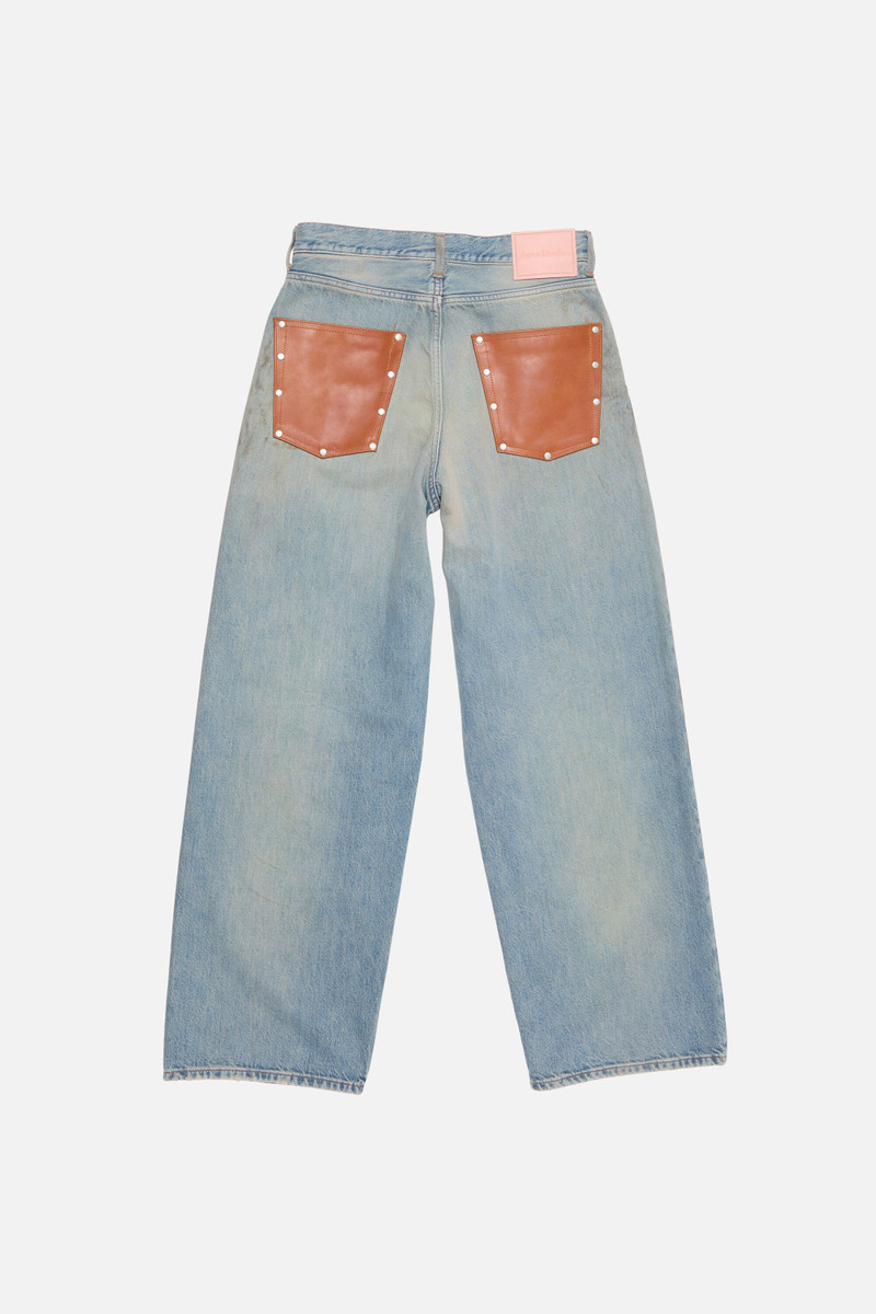 Acne Studios Baggy fit jeans - 1981 - Mid Blue outlook