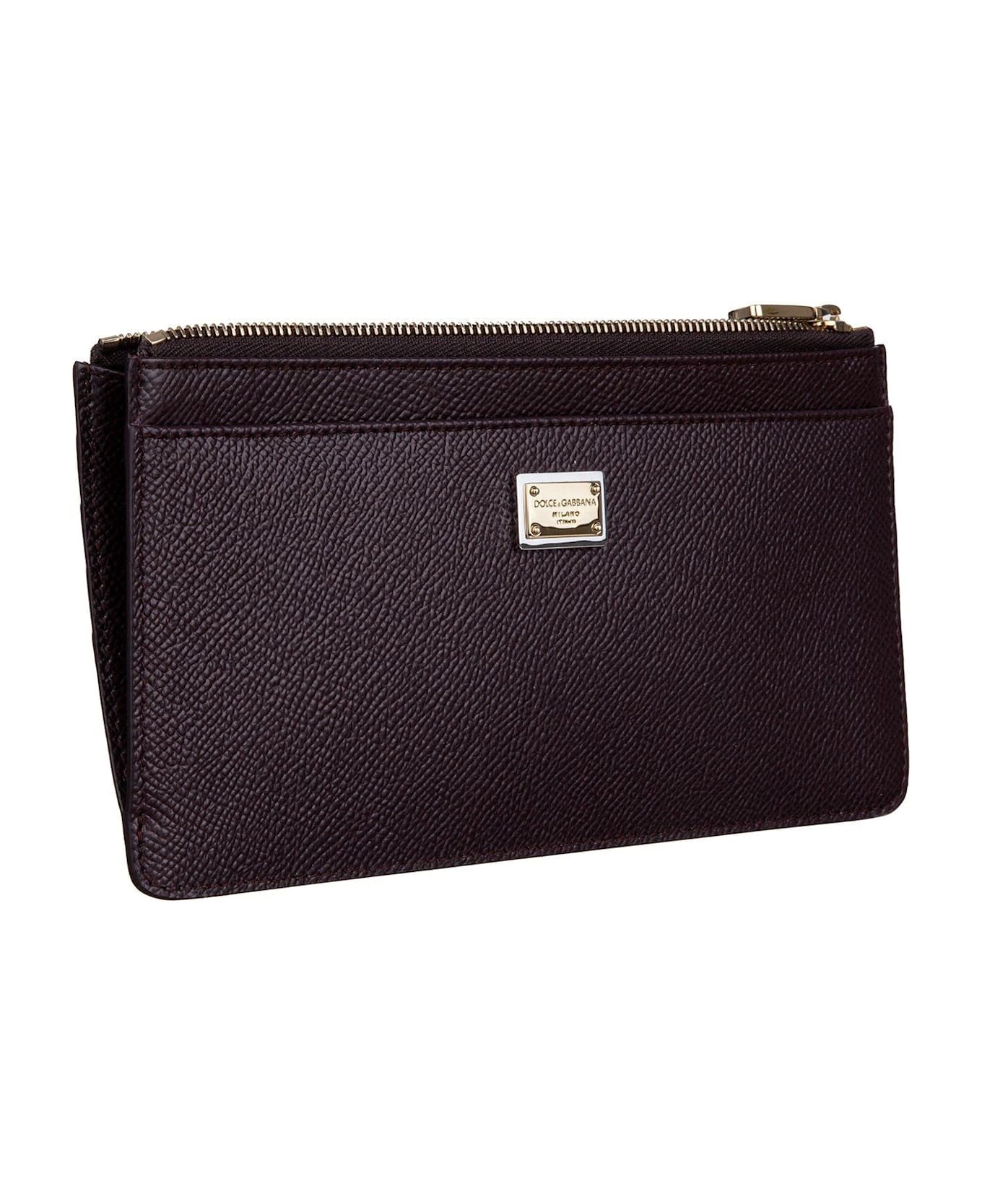 Logo Plaque Zipped Cardholder - 3