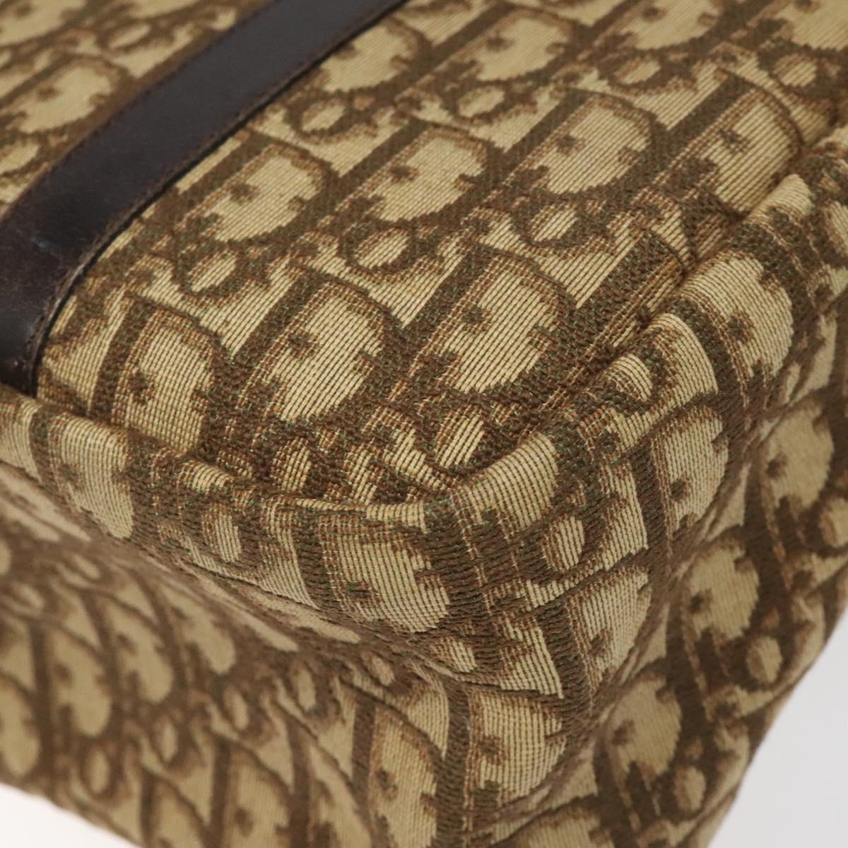 DIOR Trotter Canvas Hand Bag Brown - 16