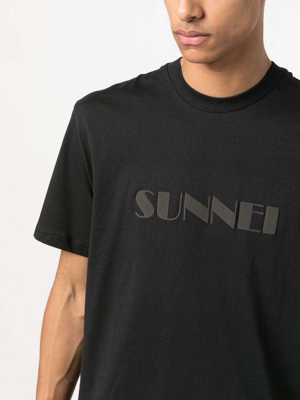Tシャツ・カットソー SUNNEI SS23 REVERSIBLE T-SHIRT (CRTWXJER042_JER0067481) Sunnei Over Men's T-Shirt Men's T-Shirt Yellow RTWXJER008