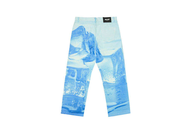PALACE ULTIMATE CHILL BAGGIER JEAN CRYSTALISED BLUE outlook