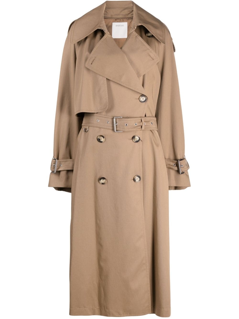 Ricamo cotton trench coat