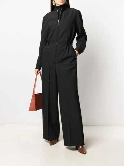 Lemaire front zip-fastening jumpsuit outlook