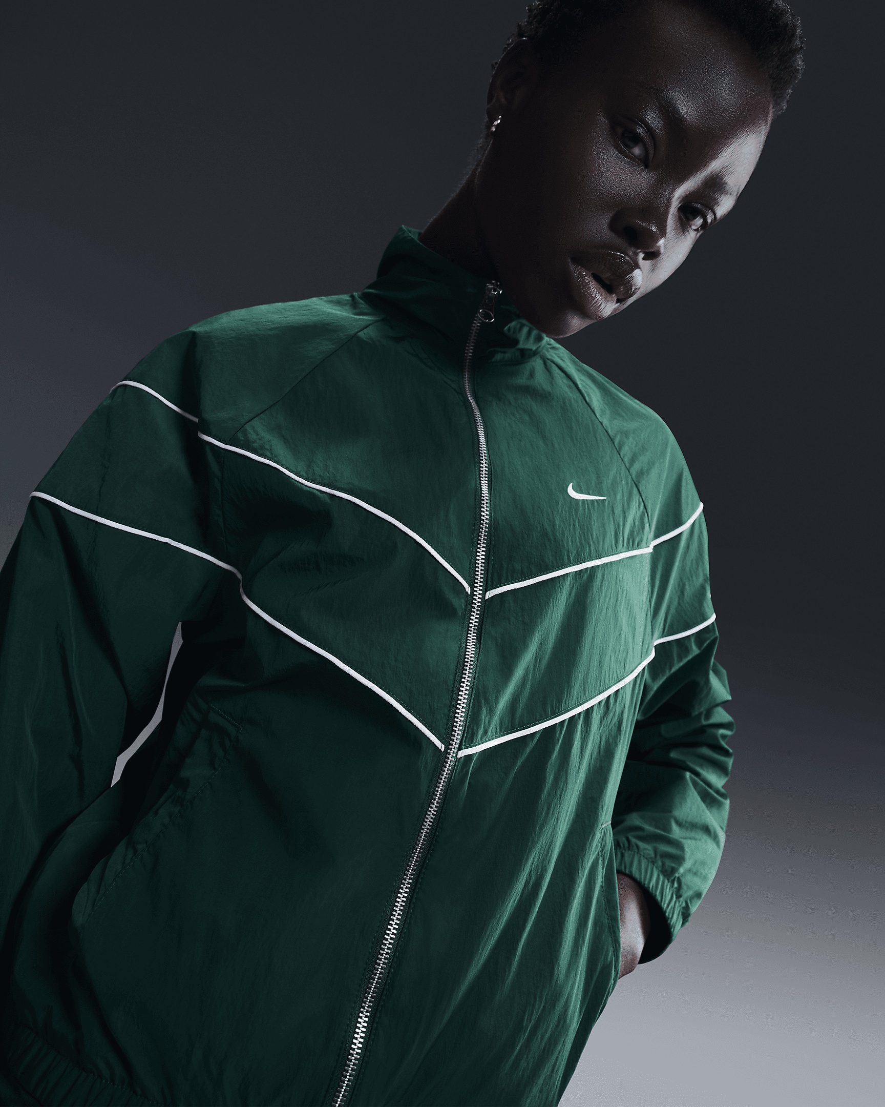 Nike Windrunner Women's Loose UV Woven Full-Zip Jacket - 2