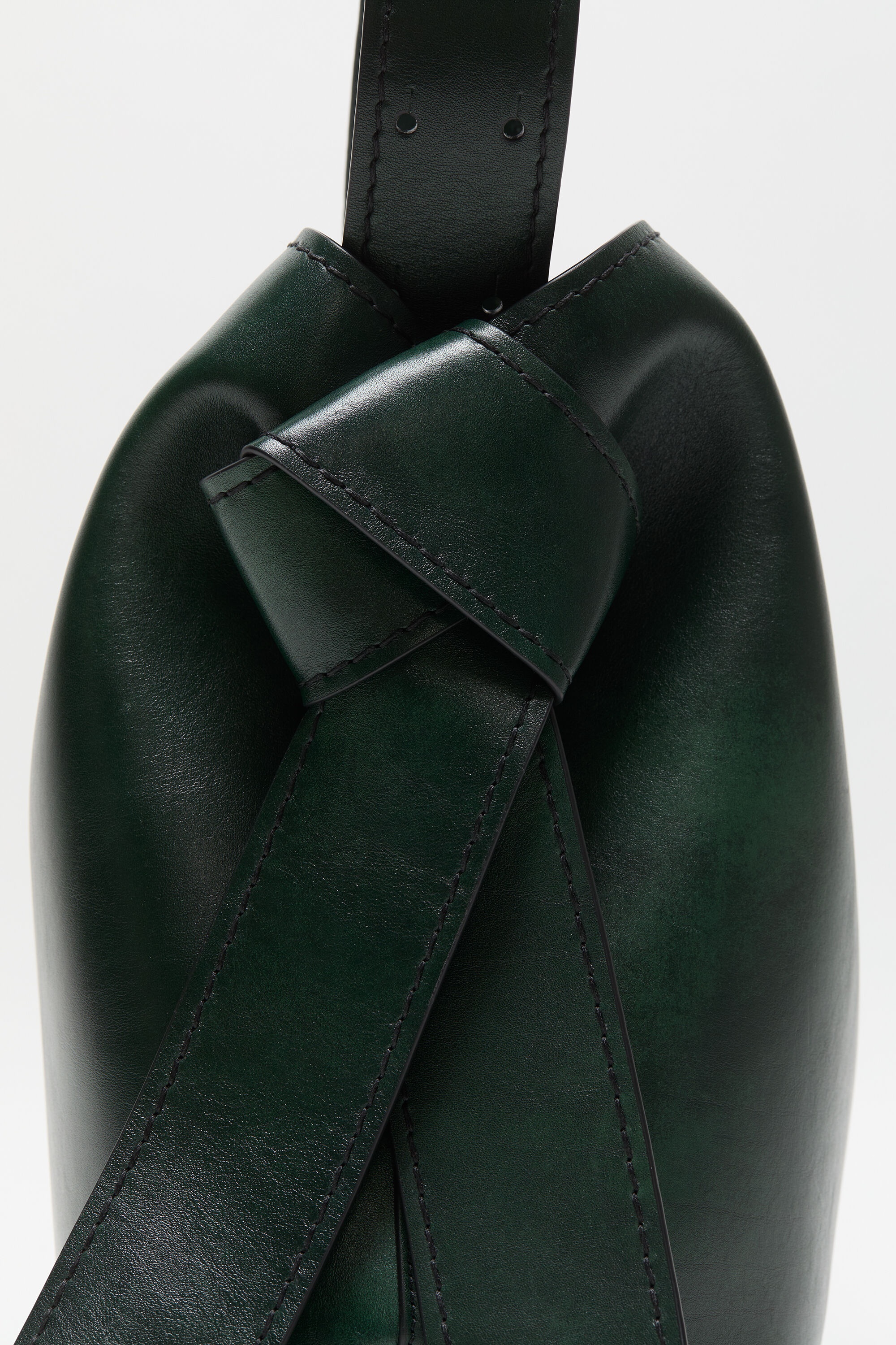 Musubi midi shoulder bag - Olive green - 4