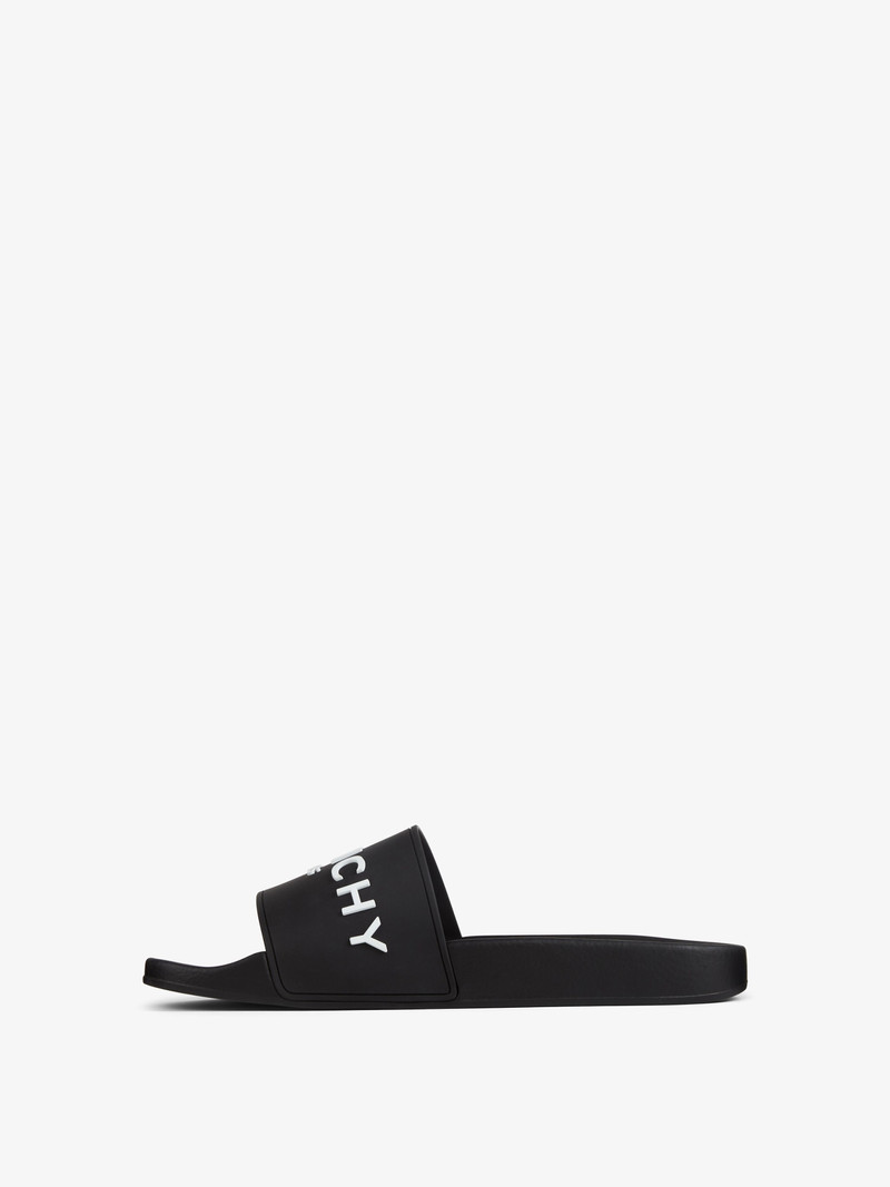 Givenchy SLIDE FLAT SANDALS IN RECYCLED RUBBER outlook