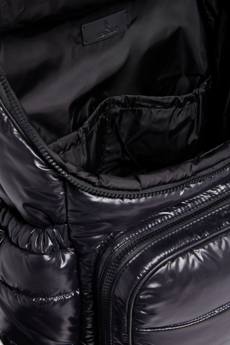 Nylon Laqué Diaper Backpack 4