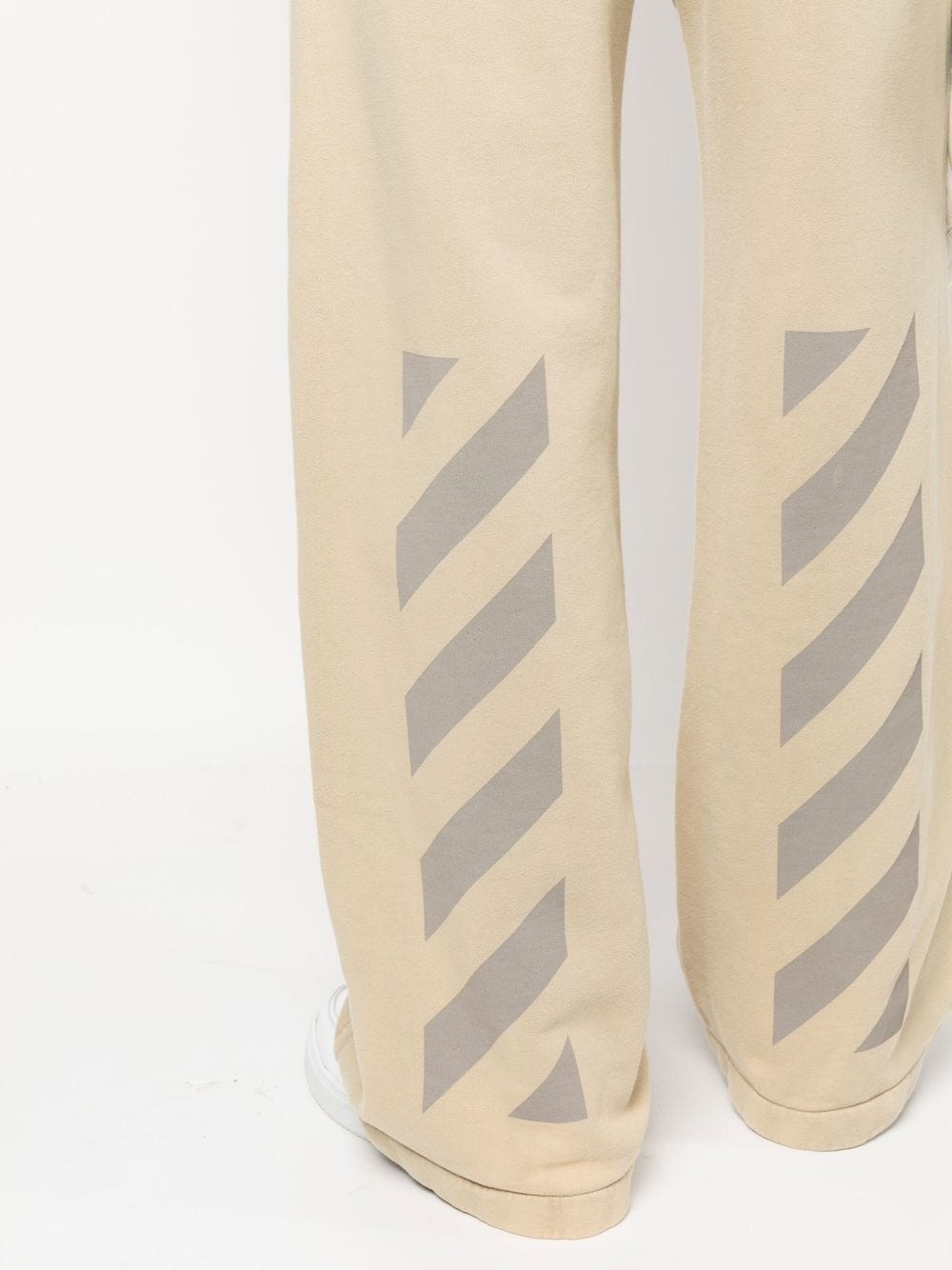 diagonal-stripe track pants - 5