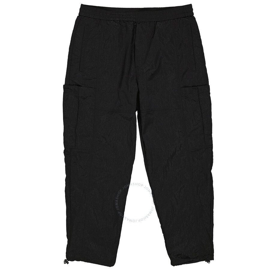 Emporio Armani Men's Black Drawstring Trousers - 4