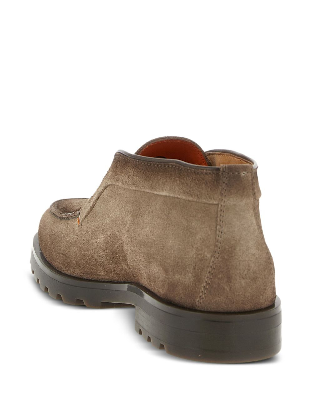 leather slip-on boots - 4