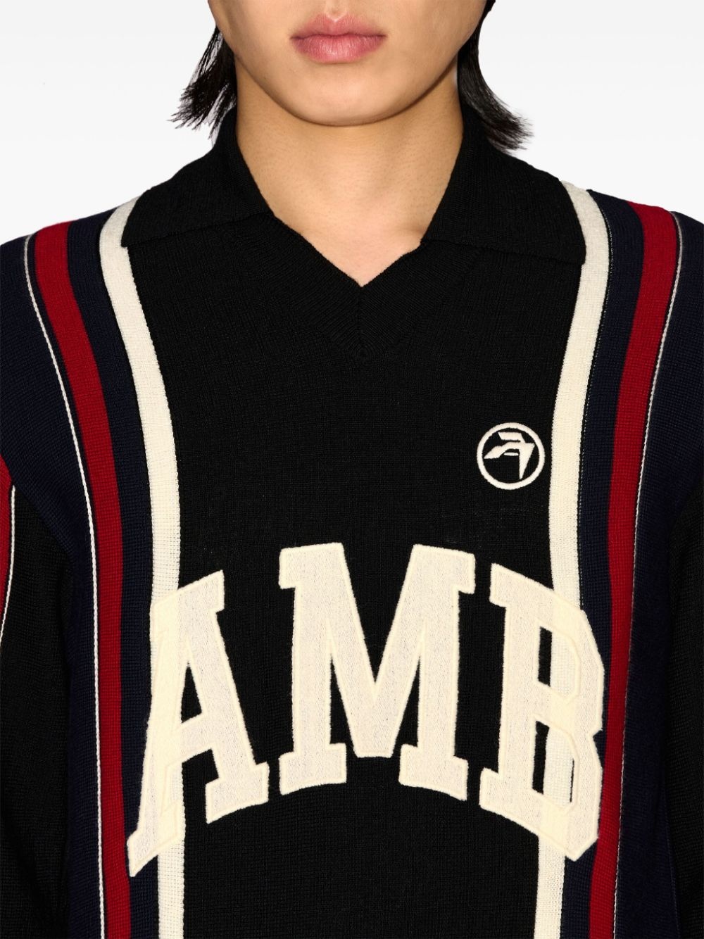 logo-embroidered jumper - 6