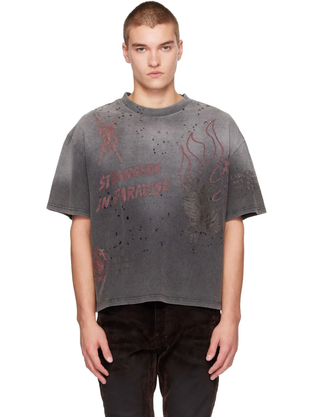 Gray Skool Halen S/S T-shirt - 1
