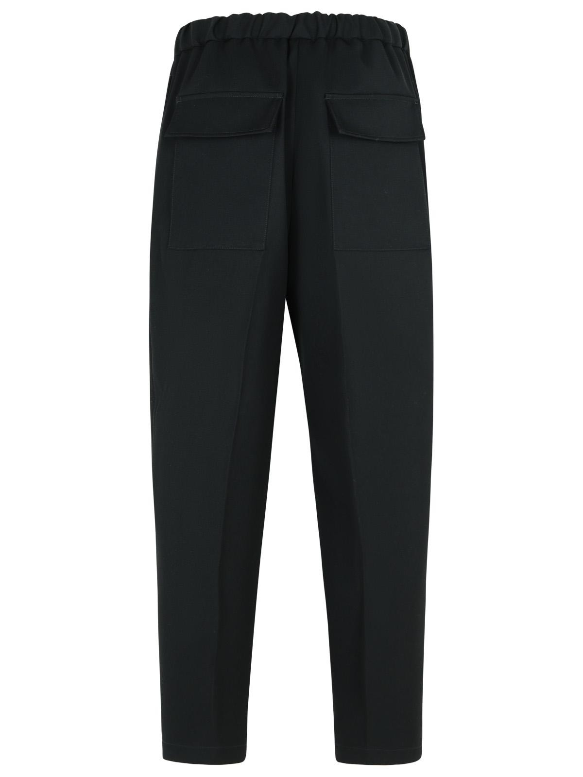 Jil Sander Black Wool Pants Men - 3