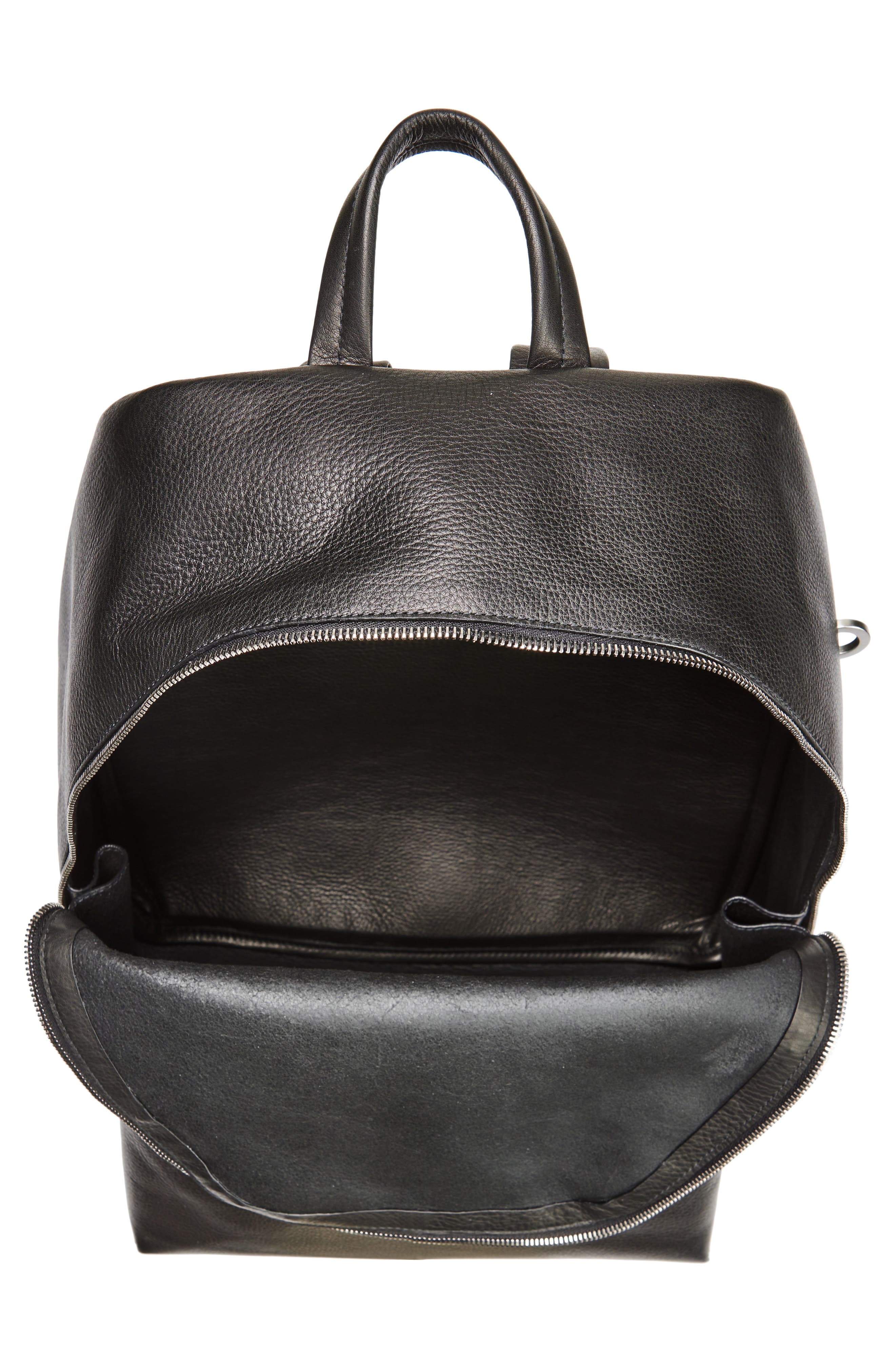 Rick Owens Zaino Leather Backpack in Black at Nordstrom - 4
