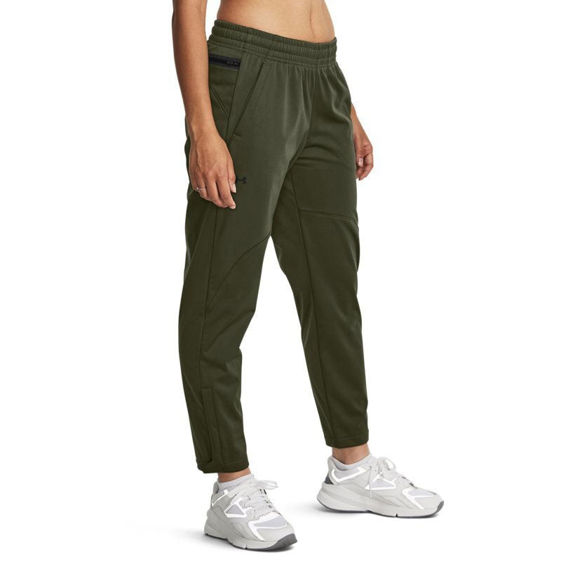 (WMNS) Under Armour Unstoppable Bonded Pants 'Olive Green' 1379769-390 - 3