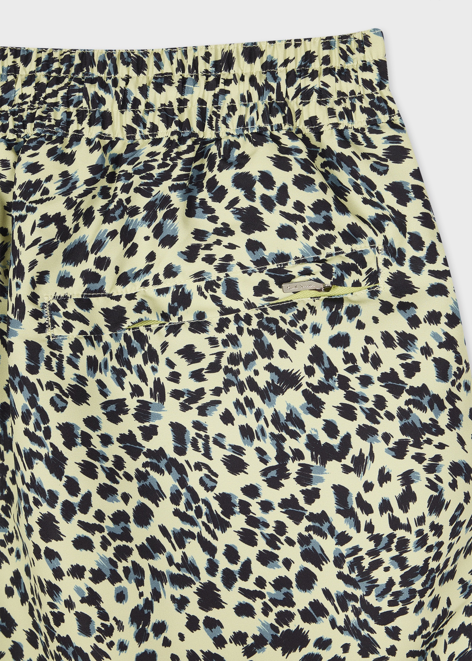 Yellow Leopard Print Swim Shorts - 2