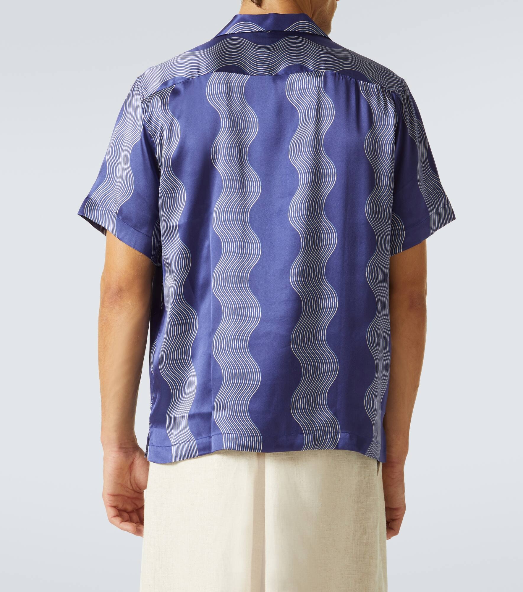 Roberto printed silk bowling shirt - 4