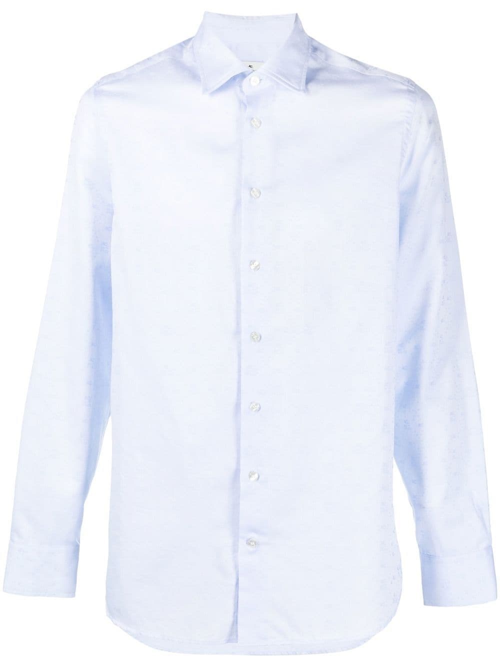 buttoned long-sleeve shirt - 1