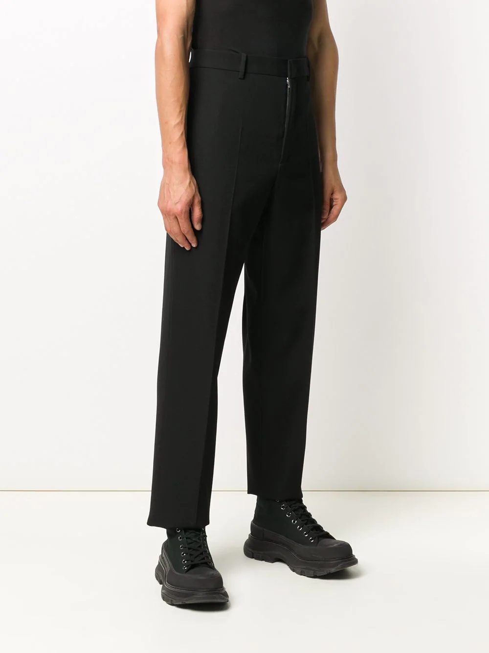 single-pleat trousers - 3