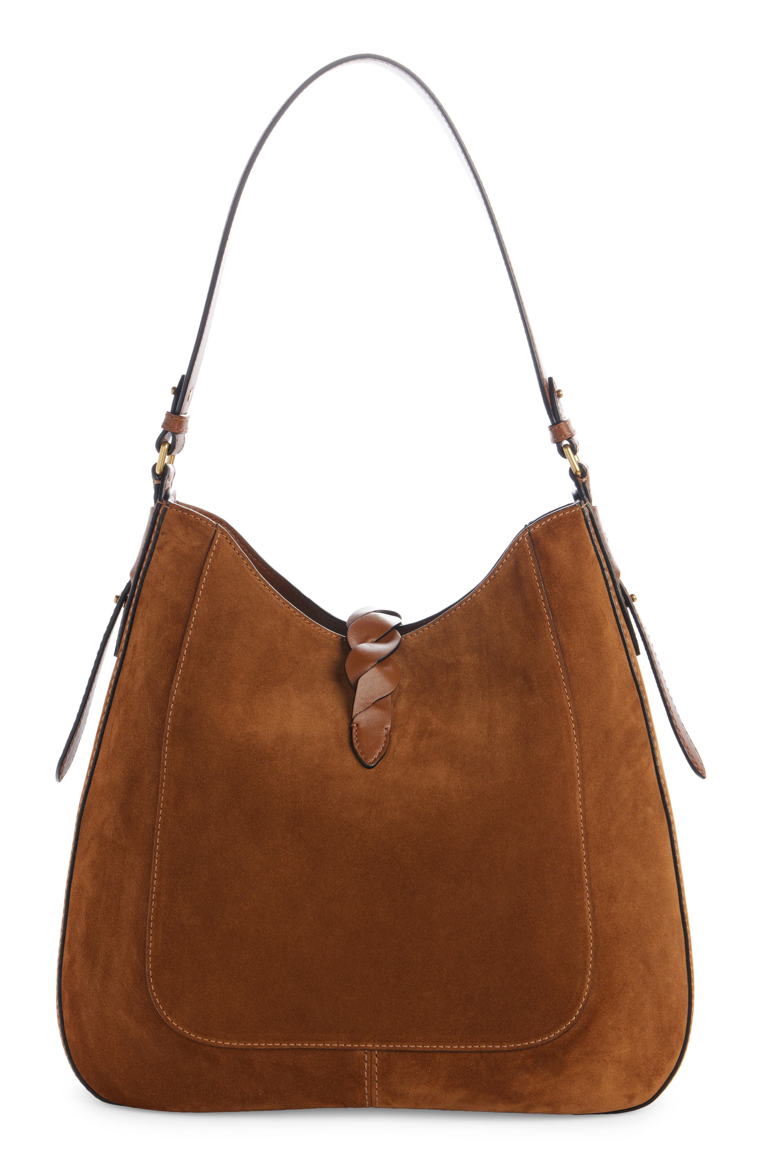 Isabel Marant Altay Suede Hobo Bag in Cognac at Nordstrom - 3