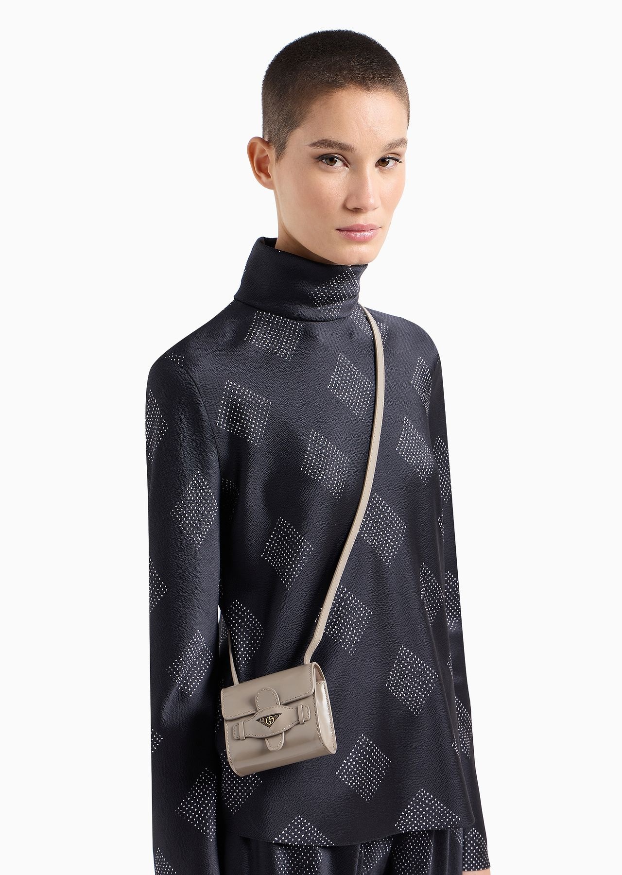 ASV brushed leather mini crossbody - 6