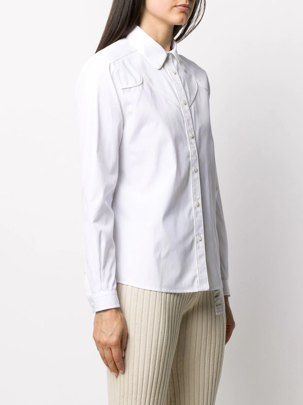 Texas long-sleeved buttoned shirt - 3