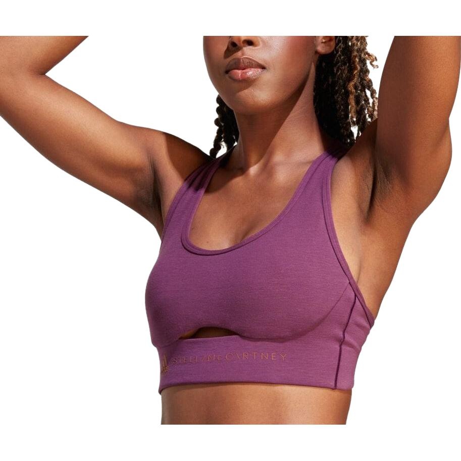 (WMNS) adidas By Stella Mccartney Truestrength Medium-support Bra 'Red Night' IK9087 - 2