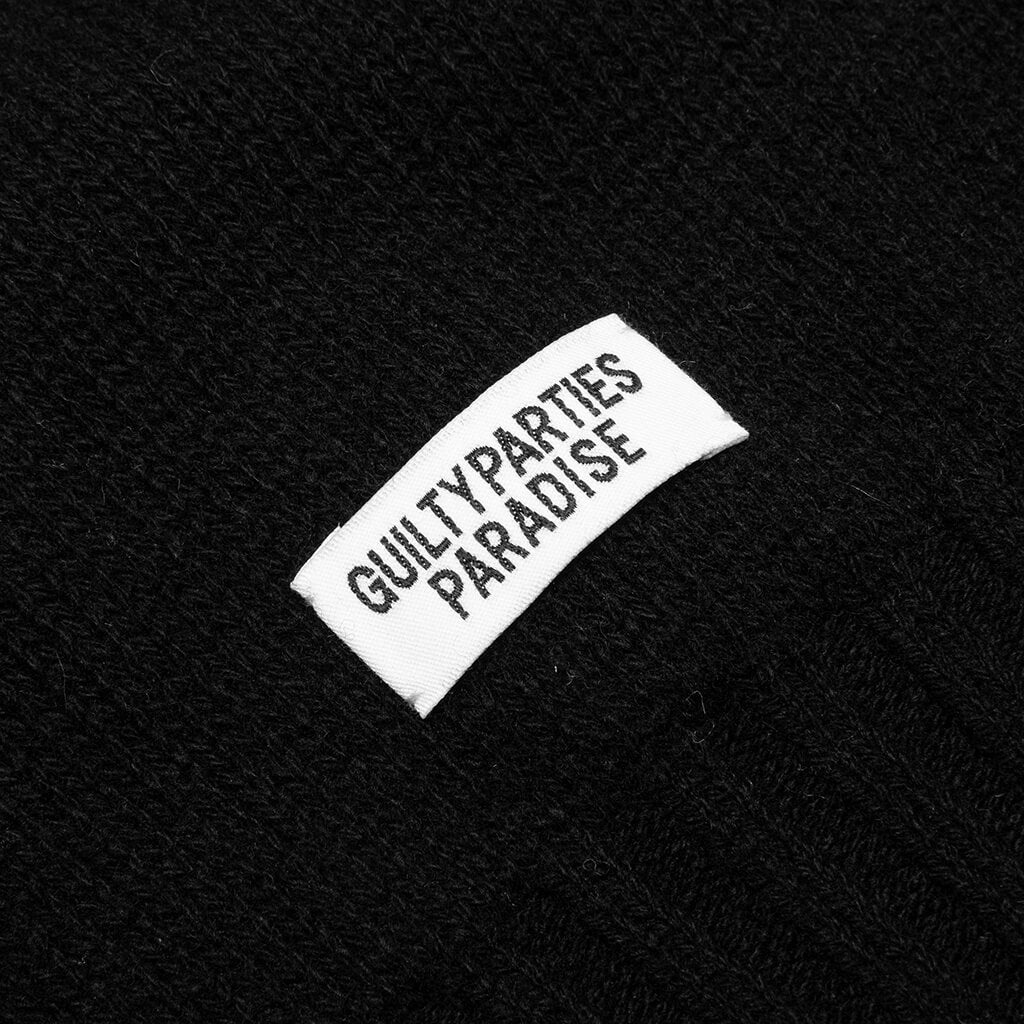 WACKO MARIA CLASSIC CARDIGAN TYPE-2 - BLACK - 5