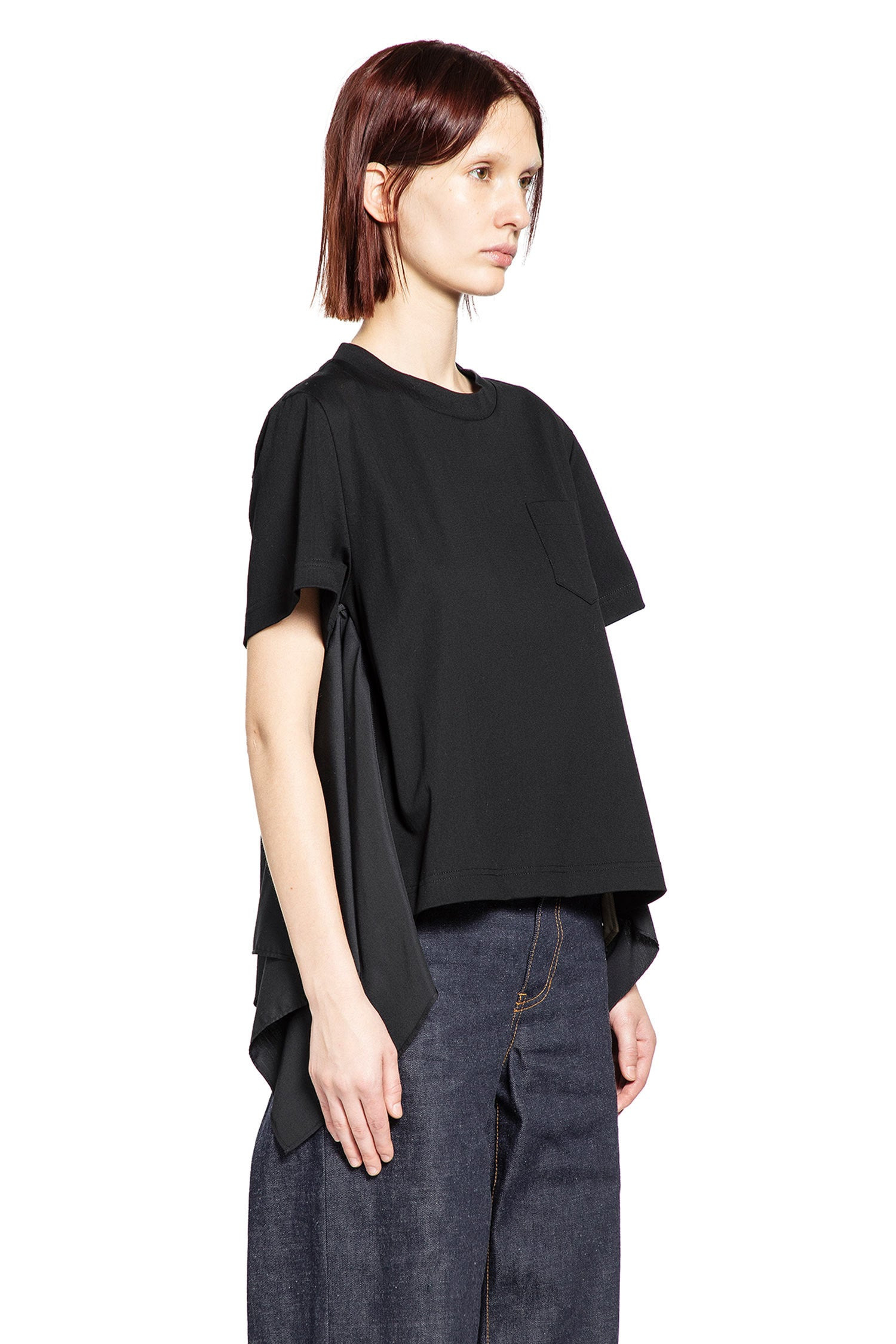 Poplin X Cotton Jersey T-shirt - 2