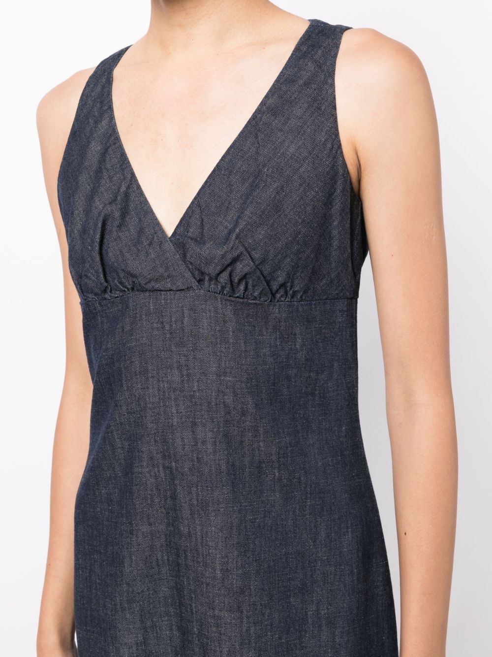 V-neck sleeveless cotton dress - 5
