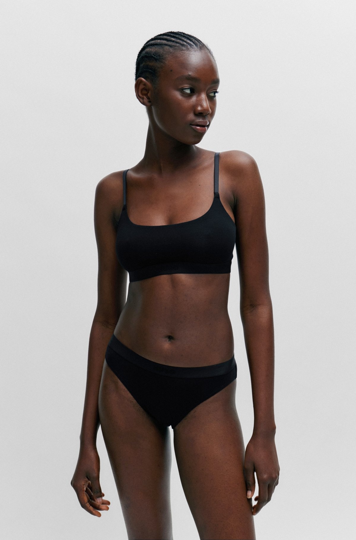 TWO-PACK OF BRALETTES IN STRETCH MODAL - 4