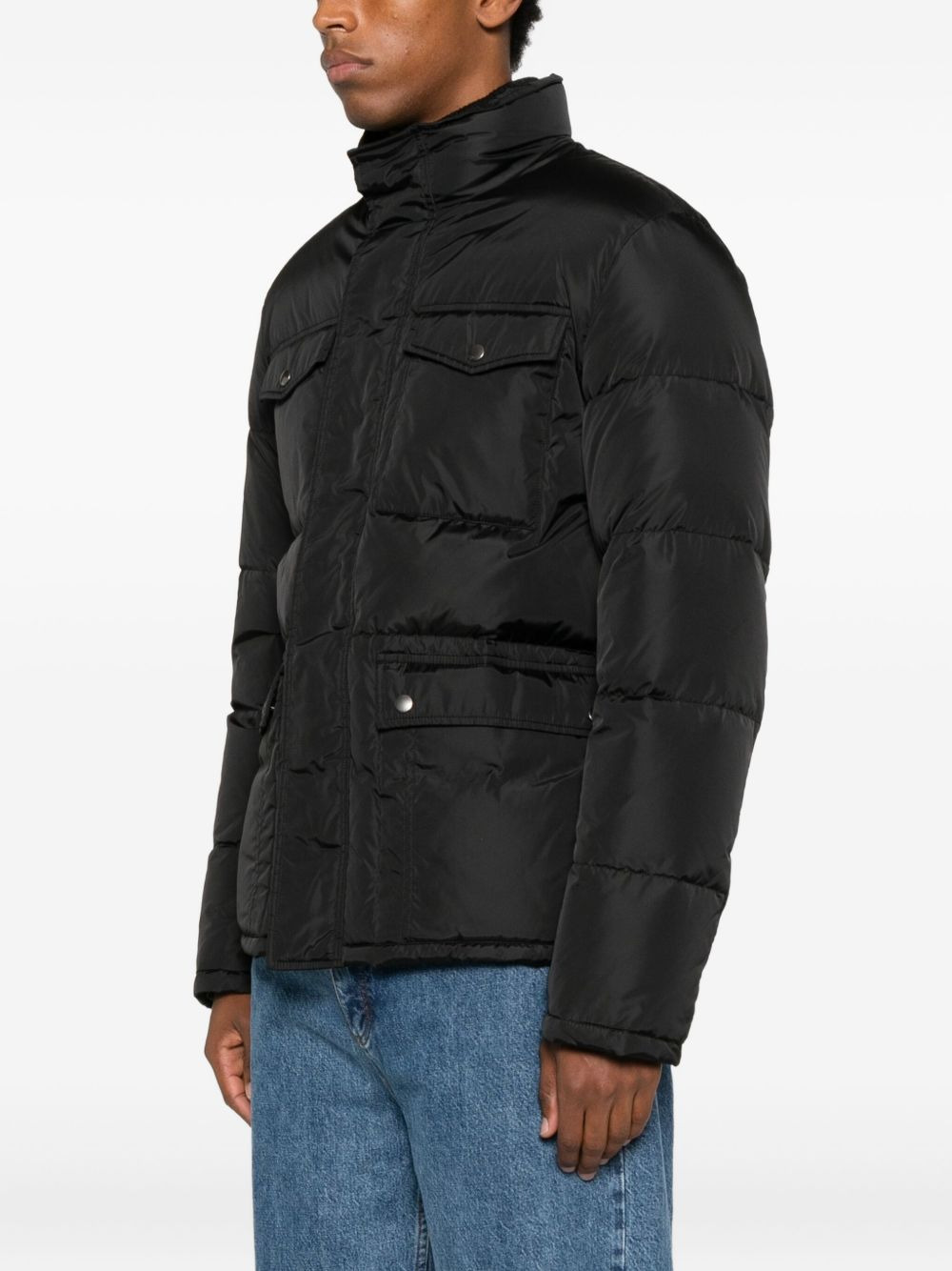 flap-pocket padded jacket - 3