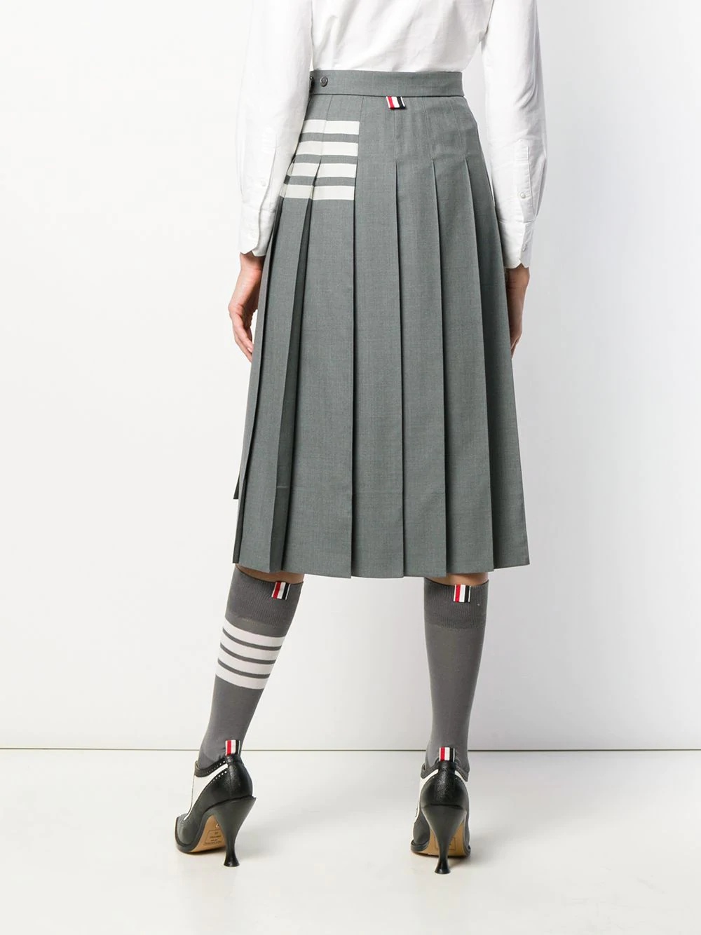 4-Bar pleated skirt - 4