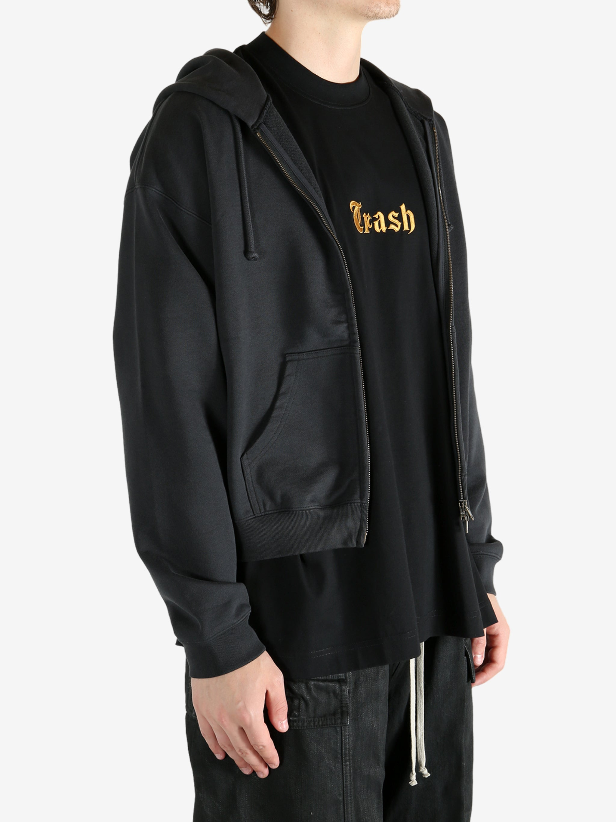 VETEMENTS - Men Polizei Fitted Zip-Up Hoodie - 2