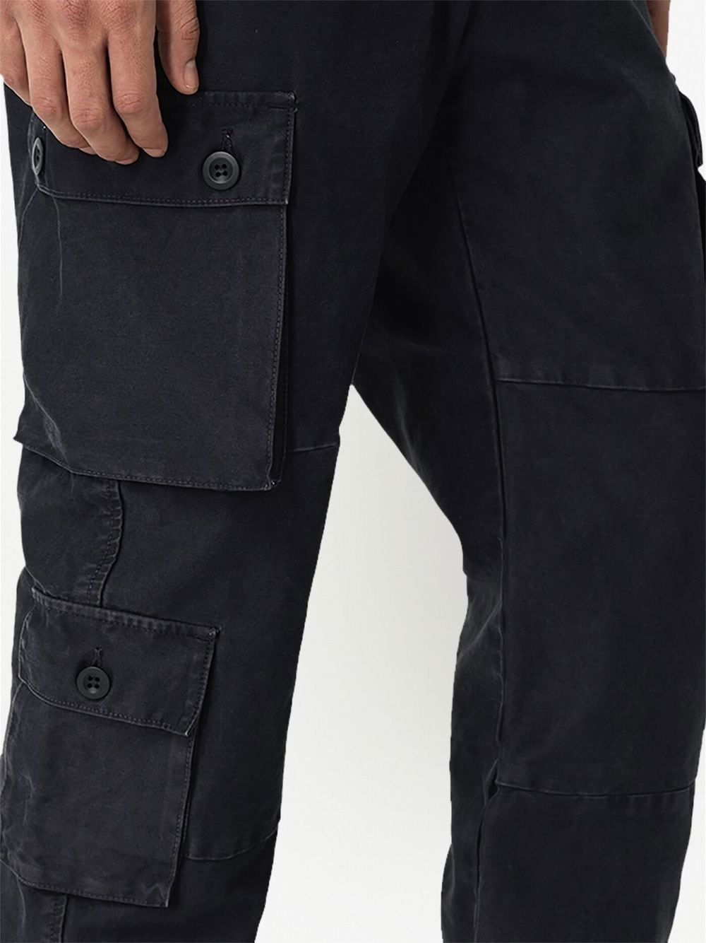 side cargo-pocket detail trousers - 5