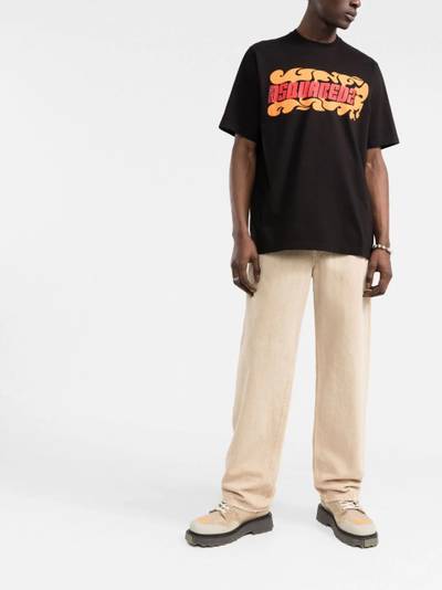 DSQUARED2 Wave Logo Slouch short-sleeve T-shirt outlook